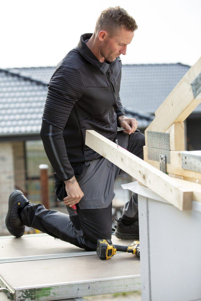 Warehouse with workwear